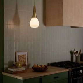 Kichler KL-DEELA-P-CPZ - Csillár rúdon DEELA 1xE27/60W/230V átm. 17,8 cm réz