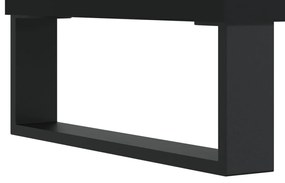 fekete szerelt fa fürdőszobaszekrény 30 x 30 x 190 cm
