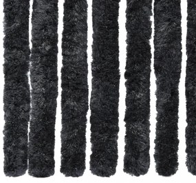 antracitszürke zsenília rovarfüggöny 90 x 220 cm