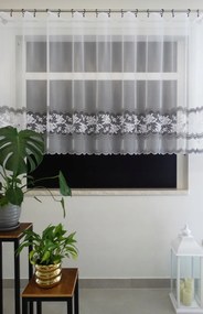 Mg Függöny 574/243 Szürke 180x120cm Kész Szalaggal K