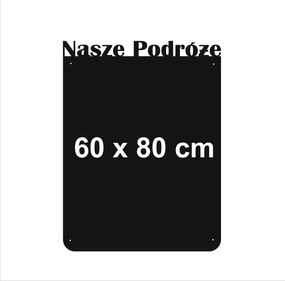 Mágneses tábla nyaraláshoz |60x80cm| Utazásaink