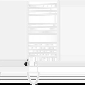 Mexen Mars elektromos radiátor 700 x 500 mm, 300 W, fehér - W110-0700-500-6300-20