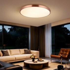 Immax NEO 07323L-LED Fényerőszabályozható mennyezeti lámpa SEMPLICI 96W/230V Ø80 cm Wi-Fi Tuya rózsaszín + távirányító