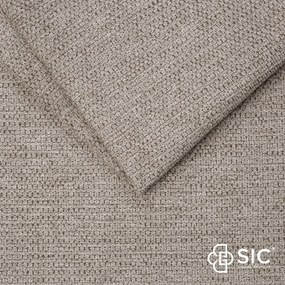 Szürkésbarna kárpitozott franciaágy 180x200 cm Smart – Meise Möbel