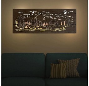 Li-Go 23524/DUB2 - LED dimmelhetĆ fali dekorĂĄciĂł LED/24W/230V 130x50 cm tölgy