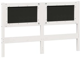 Fejtámla Egyéb Fehér és világosszürke 150 cm Tömör fenyőfa