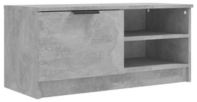 betonszürke szerelt fa TV-szekrény 80x35x36,5 cm