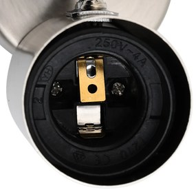 Mennyezeti Spotlámpa 3 Irányban Állítható Brushed Nickel GU10