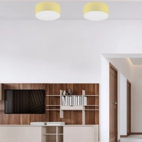 Mennyezeti lámpa SIRJA PASTEL 1xE27/60W/230V átm. 35 cm sárga