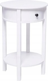 Éjjeliszekrény éjjeli asztal Egeby Virágos Fehér