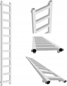 Fürdőszobai radiátor Mini 770x250 Fehér Matt Sima