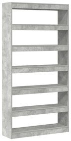 Könyvespolc Szürke Szerelt fa 100 x 30 x 198 cm Könyvespolc