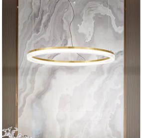 Ideal Lux Ideal Lux - LED Csillár zsinóron CROWN LED/30W/230V 3000K átm. 60 cm CRI 90 réz ID314938