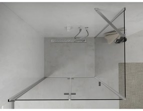 Mexen Lima zuhanykabin 85x80cm, 6mm üveg, króm profil-átlátszó üveg, 856-085-080-01-00