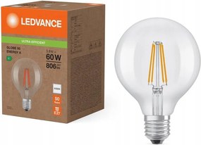 Led izzó Gömb E27 G95 3.8W 60W 806lm 4000K Semleges 300° Ledvance