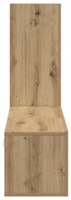 TV szekrény garnitúra 3 pcs kézműves tölgy 60 x 30 x 30 cm