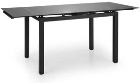 Étkezőgarnitúra Jasper 4+1, szürke / fekete