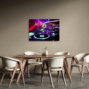 Üveg kép - DJ (70x50 cm)