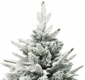 PVC és PE műkarácsonyfa pelyhes hóval 180 cm