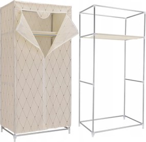 Ruhatár Anyag Összecsukható Ruhaszekrény Textil Akasztós Polc