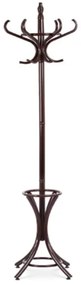 Autronic Ruhaakasztó 185 cm tömörfa barna F-2059 BR