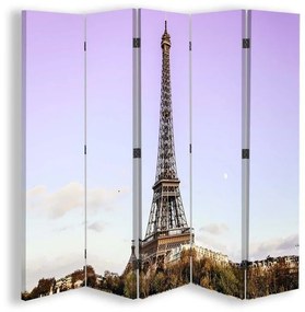 Gario Paraván Eiffel-torony az égbolton háttérben Méret: 180 x 170 cm, Kivitelezés: Klasszikus paraván