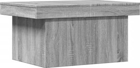 vidaXL szürke sonoma szerelt fa dohányzóasztal 100x55x40 cm