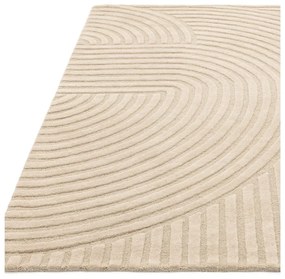 Bézs gyapjú szőnyeg 160x230 cm Hague – Asiatic Carpets
