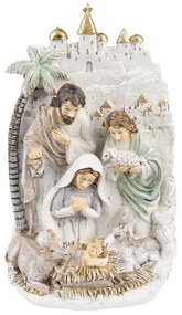 Betlehemi életkép karácsonyi dekorációs figura