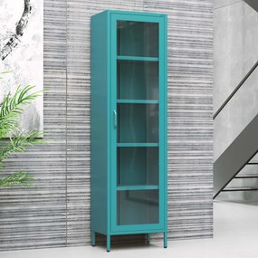 LUIGI vitrin, 500 x 1800 x 350 mm, Modern: tengerkék