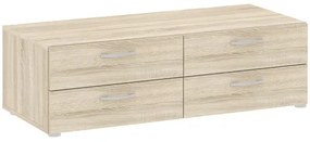 BASIC Komód Tölgy Színben 110 cm 4S