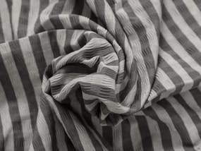 Krepp ágynemű ARLENA BLEND fekete szállodai zsebbel Ágyneműhuzat mérete: 70 x 90 cm | 140 x 200 cm