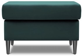 Petróleum színű bársony lábtartó Kyoto – Cosmopolitan Design