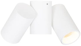 Design spotlámpa fehér 2-lámpás állítható - Michael