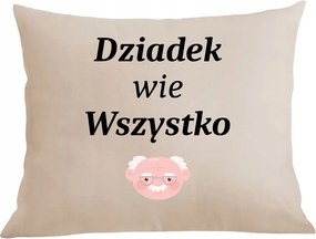 Párna párnahuzat Nagypapa napja Nagypapa mindent tud Ajándék