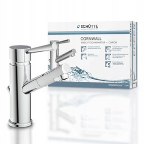 Álló mosdó csaptelep Schütte ezüst