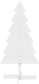 fehér tömör fenyőfa karácsonyfa-dekoráció 120 cm