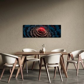 Az absztrakció képe (órával) (90x30 cm)