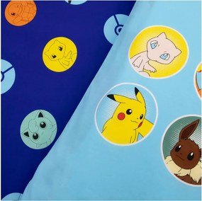 Gyerek ágynemű POKÉMON TEAM színes Ágyneműhuzat mérete: 70 x 80 cm | 140 x 200 cm