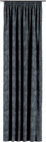Dekoria Függöny ráncoló szalaggal 1 db 130x260cm fekete