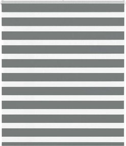 vidaXL zebrafüggönnyel sötét szürke szövetszélesség 115,9cm poliészter