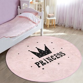 Rózsaszín gyerek szőnyeg ø 120 cm Comfort – Mila Home