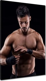Vászonkép 80x120 Fiatal férfi bokszoló