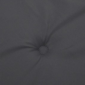 6 db antracit szövet magas háttámlájú székpárna 120x50x4 cm