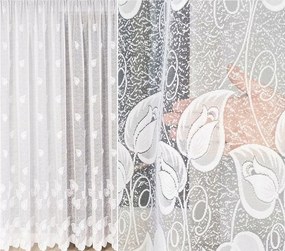 Nora jacquard mintás függöny, 023097, 300x250cm egyenes (kész) szegéllyel