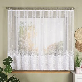 Mg Függöny 107292M Fehér 300x160cm Kész Szalaggal M