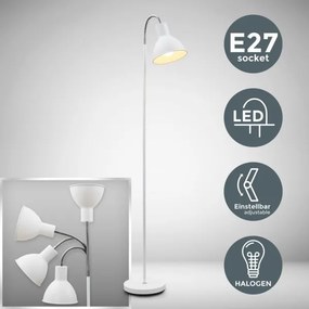 Állólámpa 1x E27/25W/230V, fehér