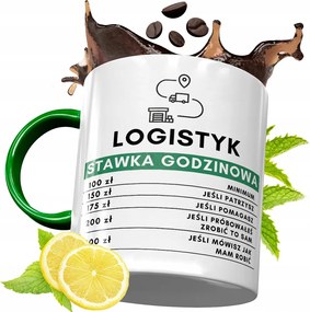 Zöld Bögre Logisztikusnak Születésnapi Ajándék fényképes nyomtatással