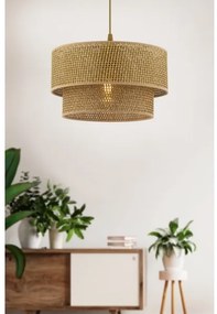 Kábeles csillár ECHO 1xE27/60W/230V barna