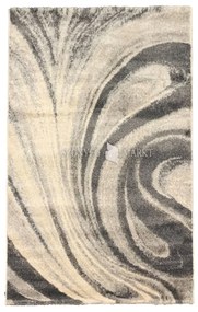 Flora 9040 modern mintájú szőnyeg (Beige) 80x250 cm